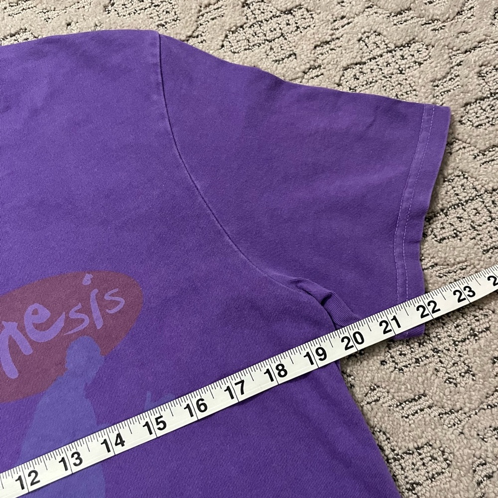 🎸 '21 Genesis Band I Can't Dance Album 2 Side Tour Reprint Purple Lucky Brand T - Picture 7 of 16
